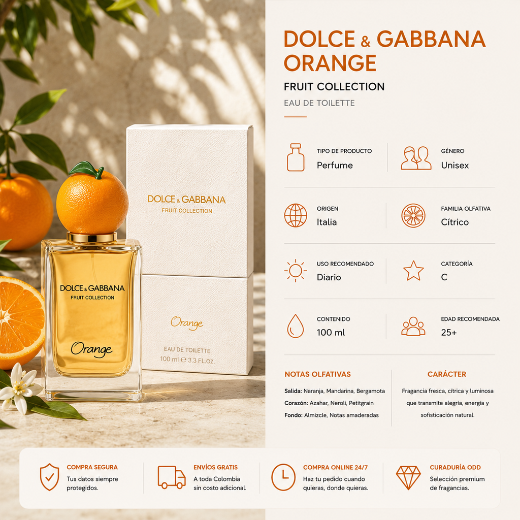 DOLCE & GABBANA ORANGE