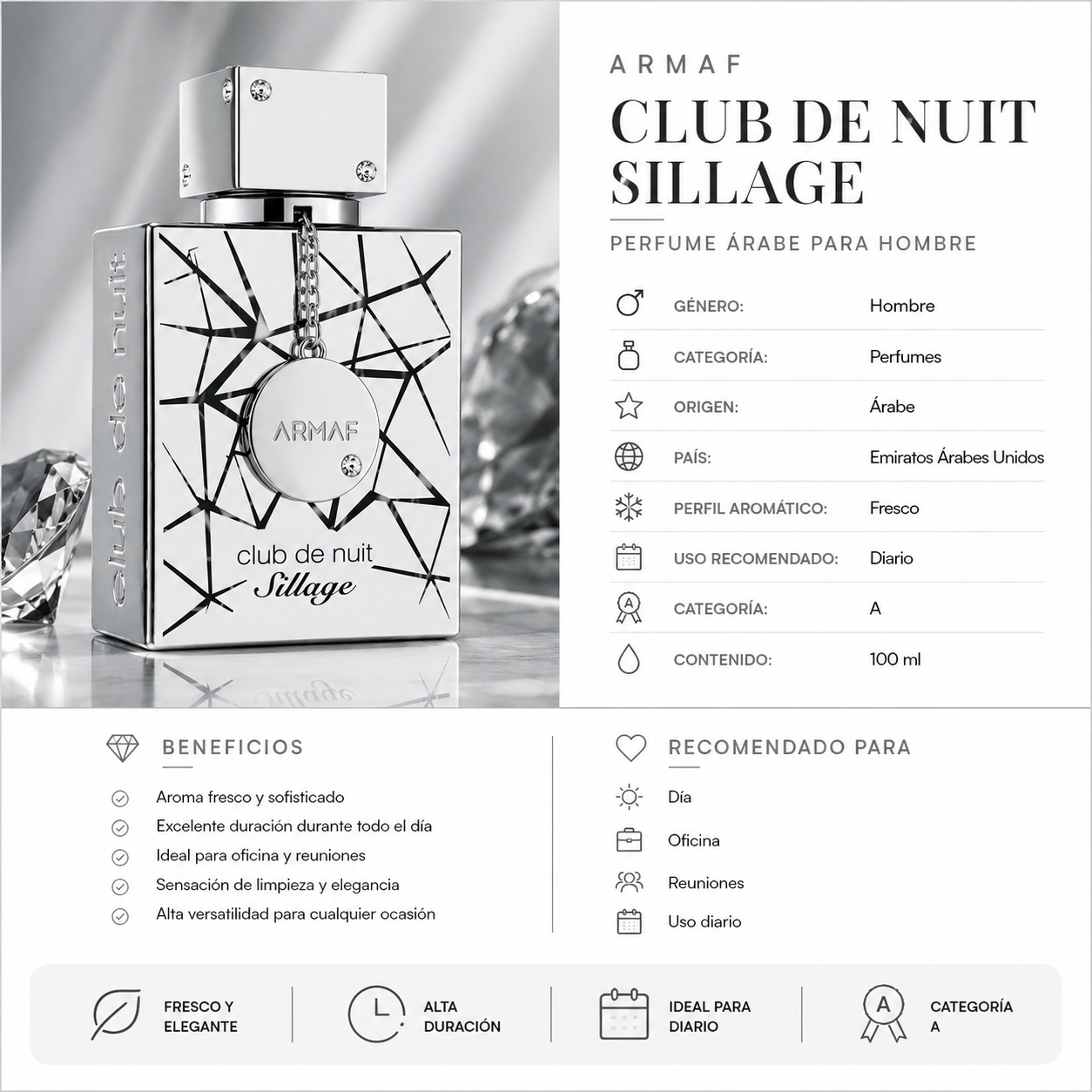 ARMAF CLUB DE NUIT SILLAGE EDP