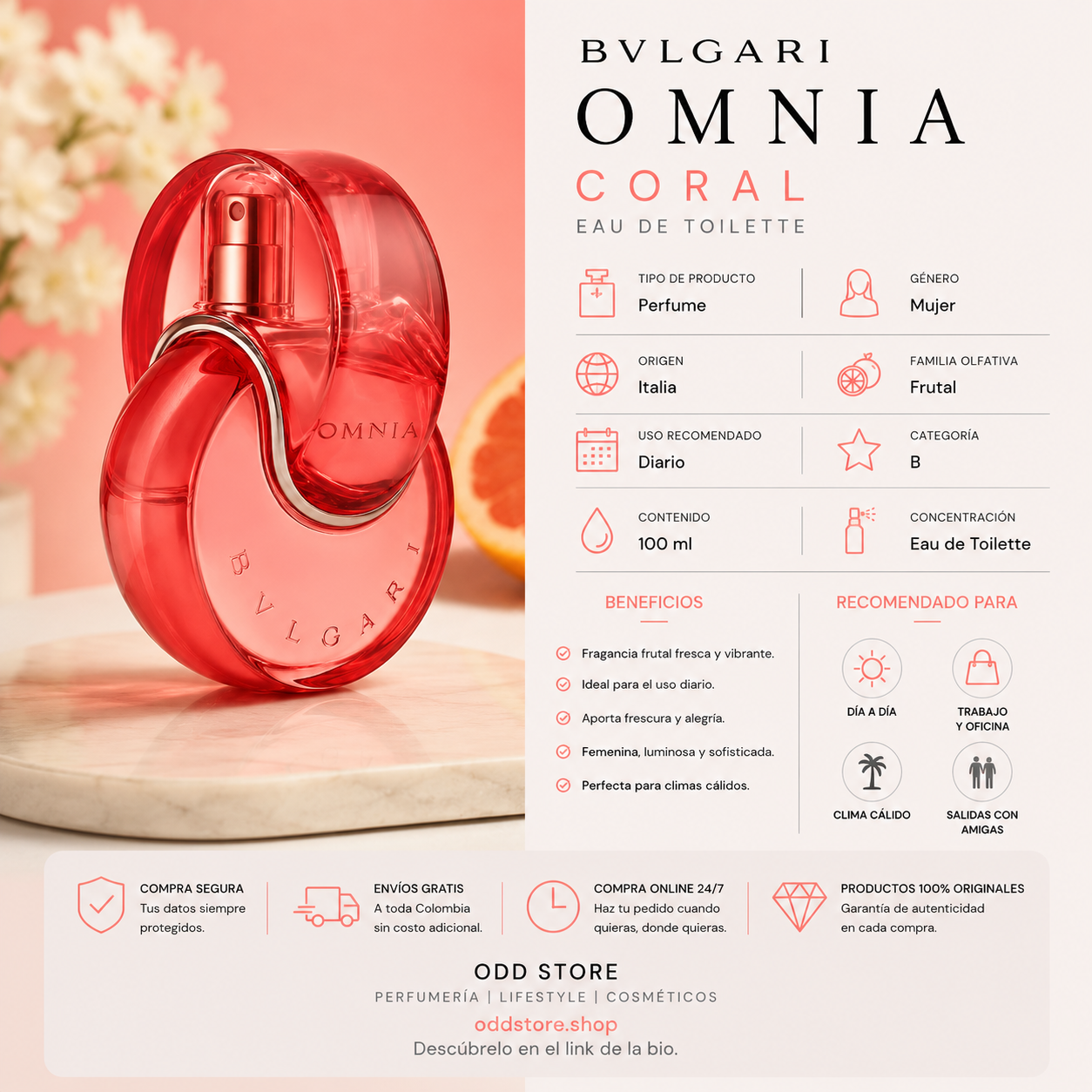 BVLGARI OMNIA CORAL