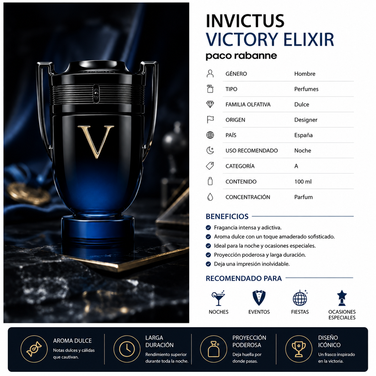 PACO RABANNE INVICTUS VICTORY ELIXIR