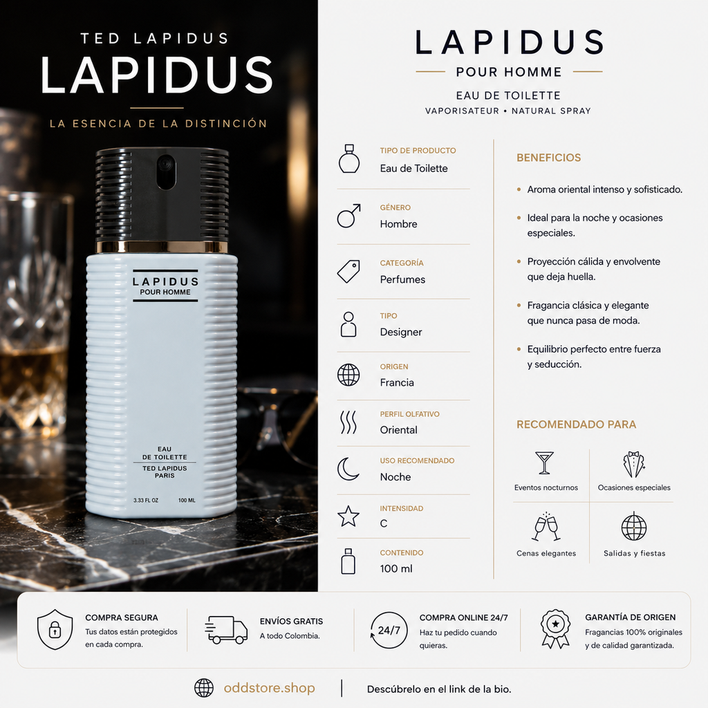 TED LAPIDUS POUR HOMME