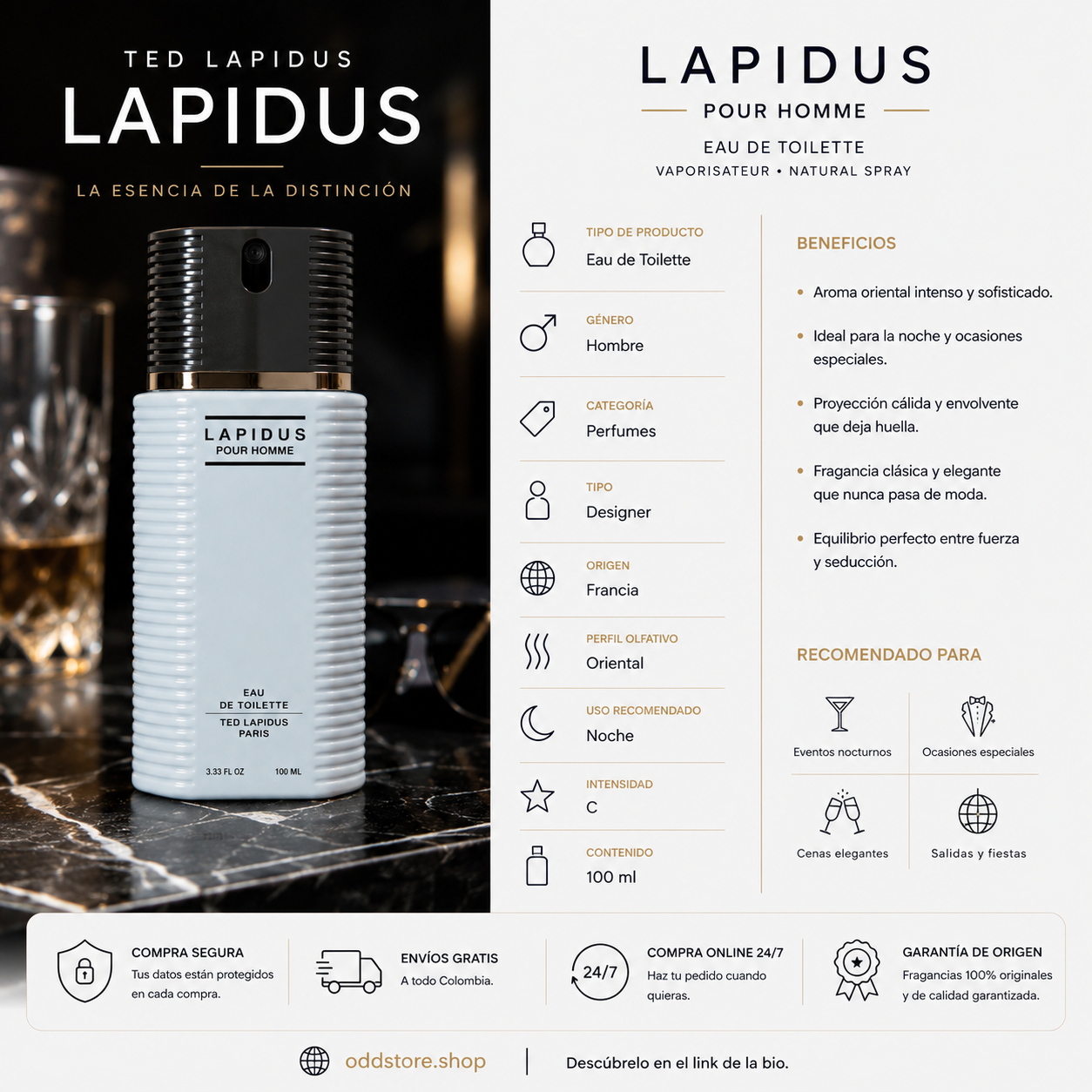 TED LAPIDUS POUR HOMME