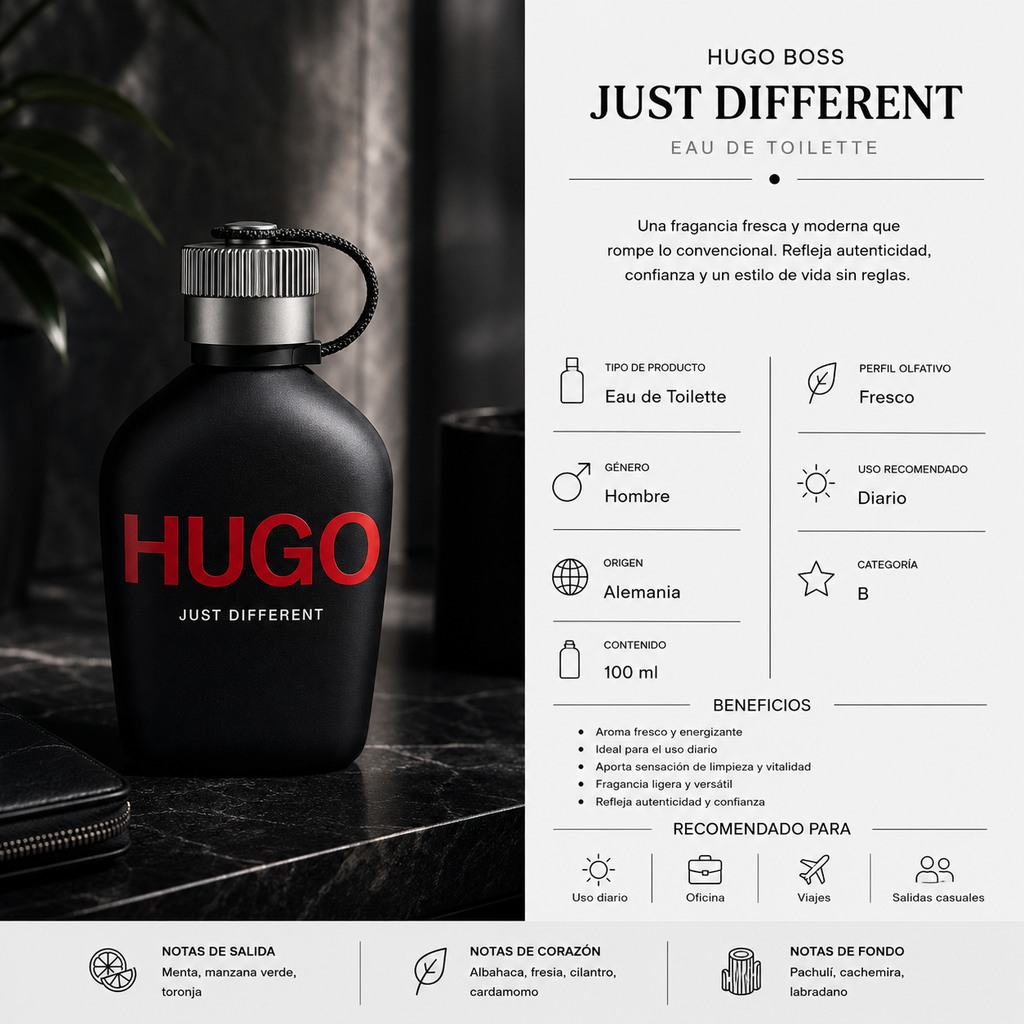 HUGO BOSS JUST DIFFERENT