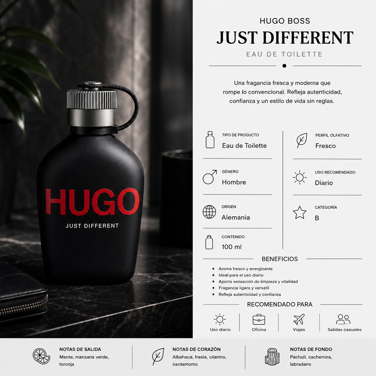 HUGO BOSS JUST DIFFERENT