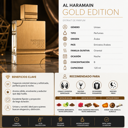 AL HARAMAIN GOLD EDITION