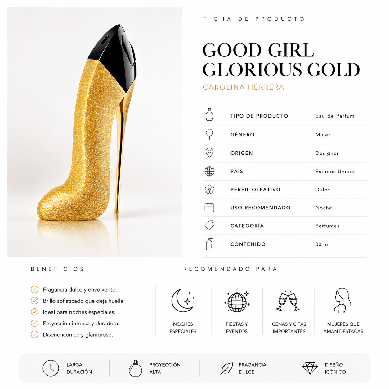 CAROLINA HERRERA GOOD GIRL GLORIOUS GOLD