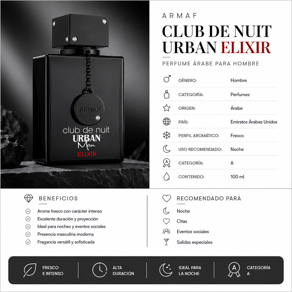 ARMAF CLUB DE NUIT URBAN ELIXIR