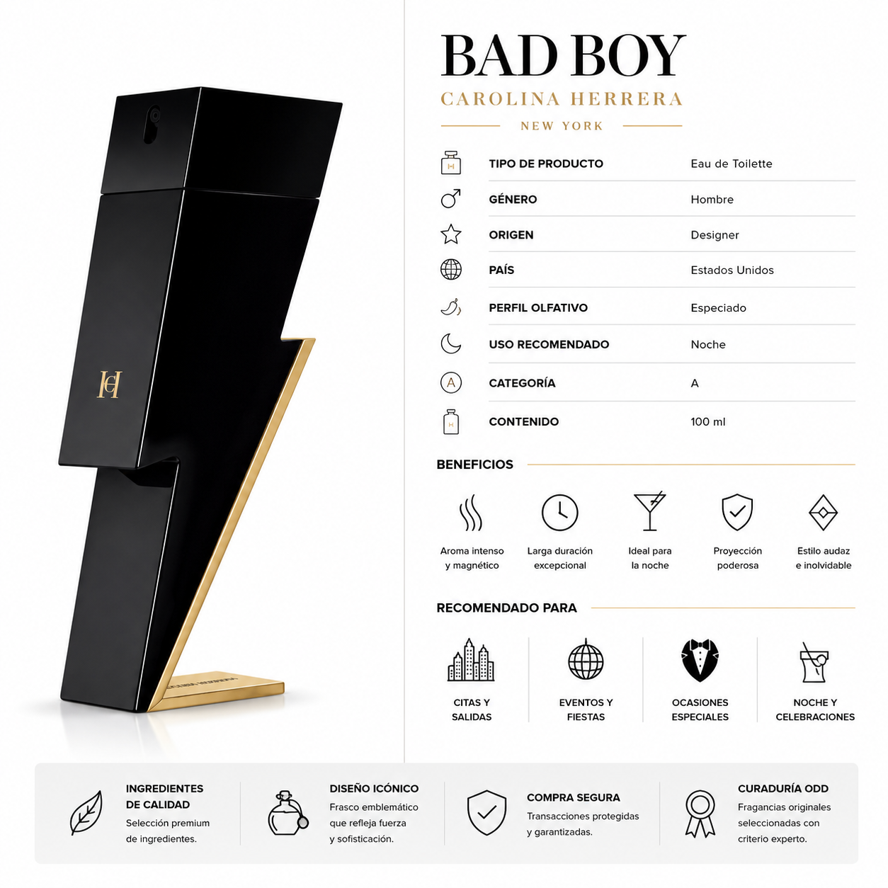 CAROLINA HERRERA BAD BOY