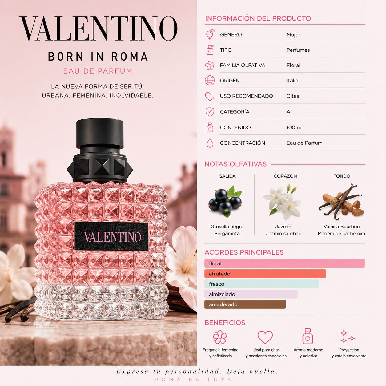 VALENTINO BORN IN ROMA DONNA