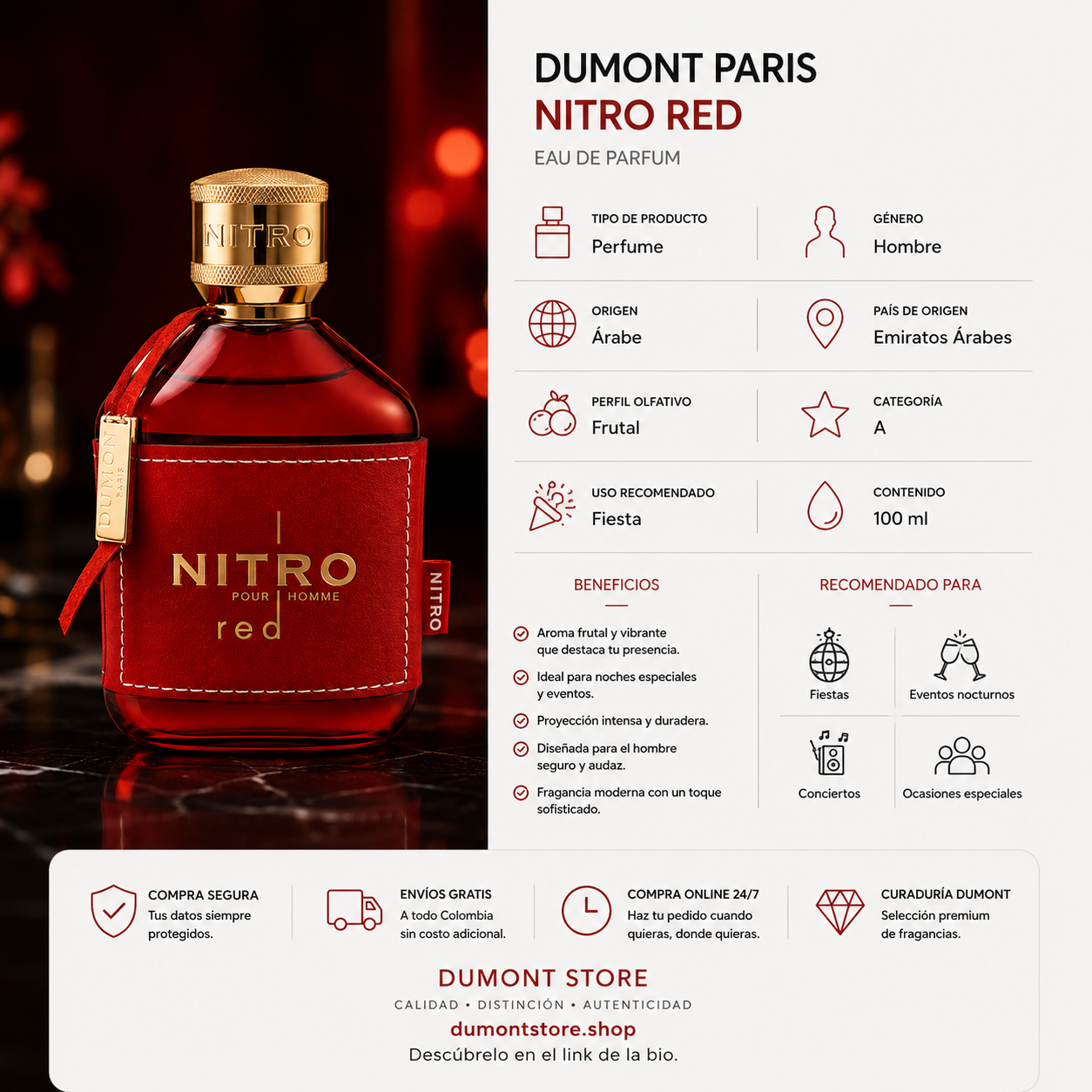 DUMONT PARIS NITRO RED