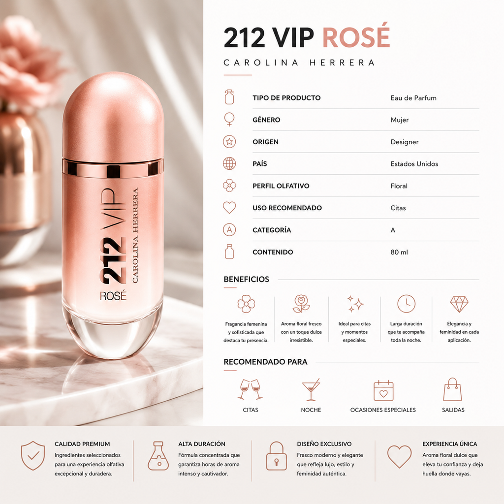 CAROLINA HERRERA 212 VIP ROSE