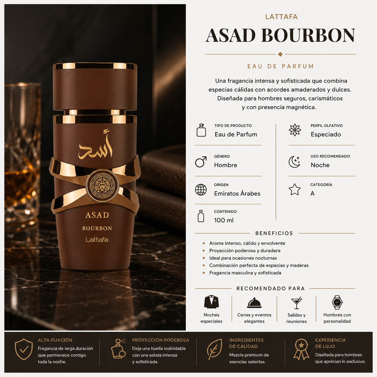 LATTAFA ASAD BOURBON