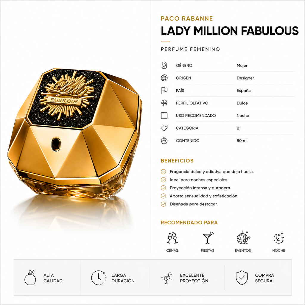 PACO RABANNE LADY MILLION FABULOUS