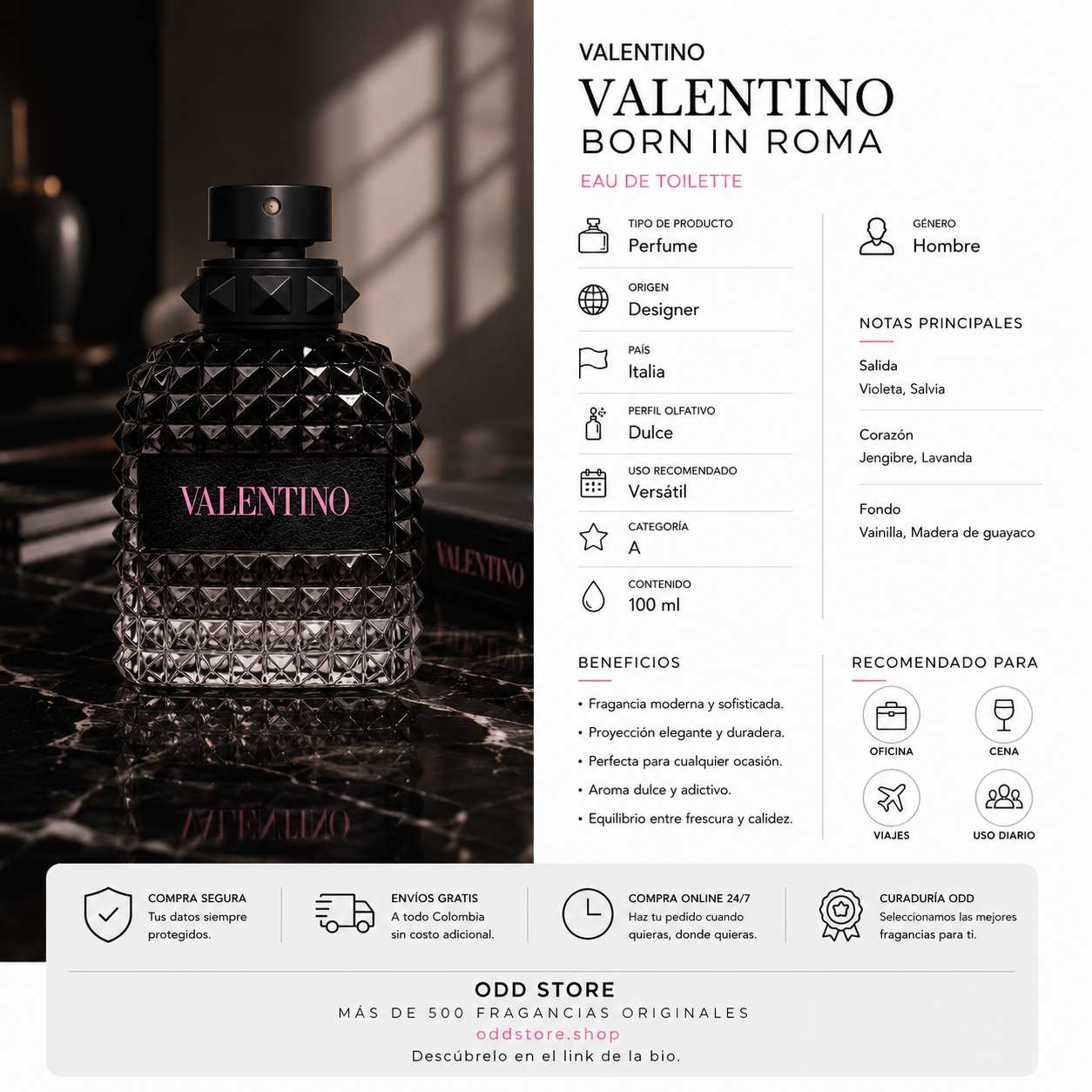 VALENTINO BORN IN ROMA