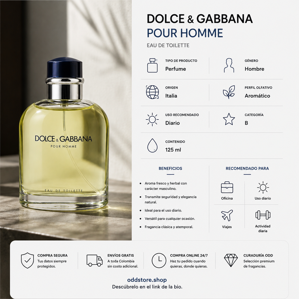 DOLCE & GABBANA POUR HOMME