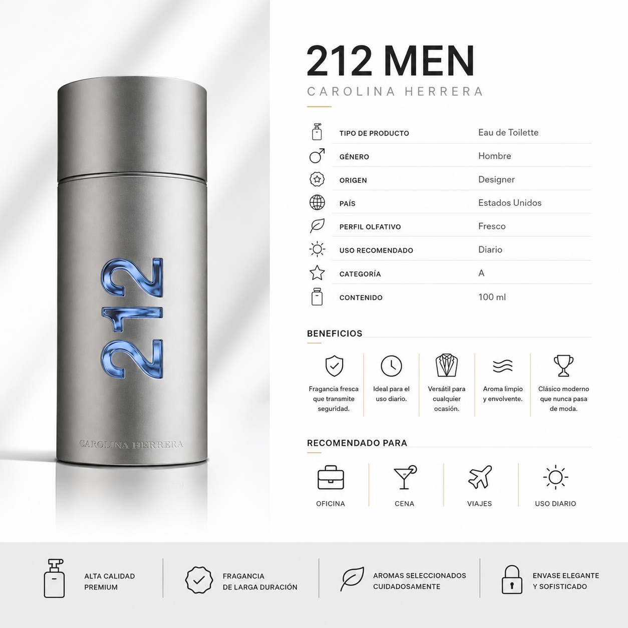 CAROLINA HERRERA 212 MEN