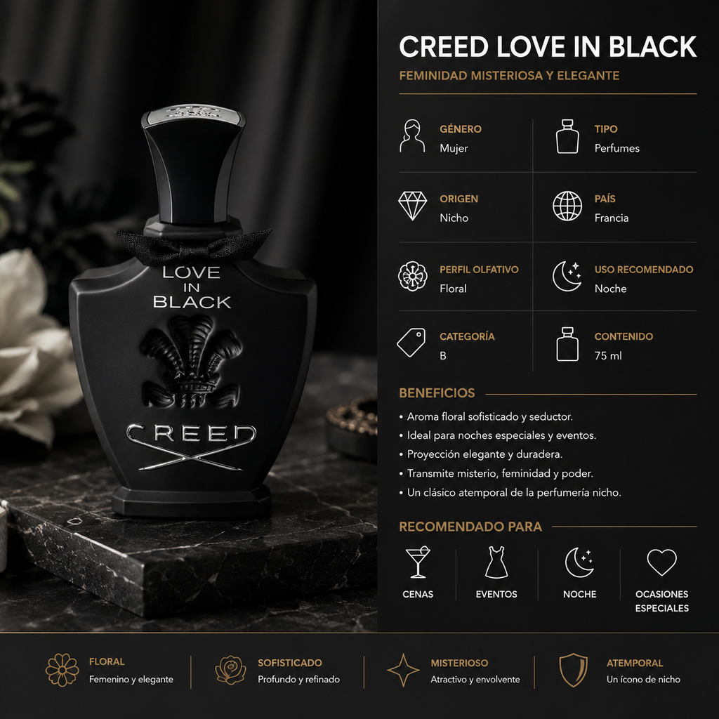 CREED LOVE IN BLACK