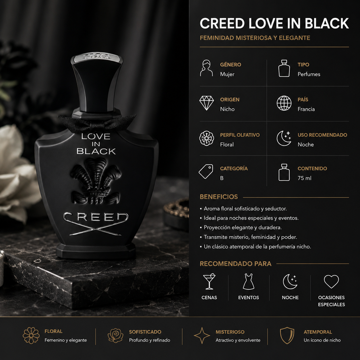 CREED LOVE IN BLACK