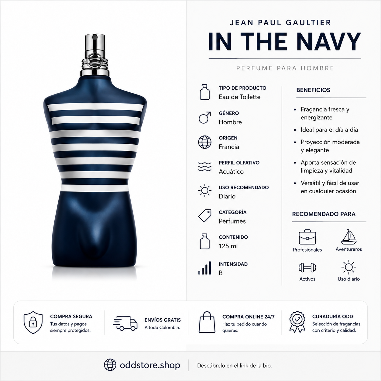 JEAN PAUL GAULTIER LE MALE IN THE NAVY