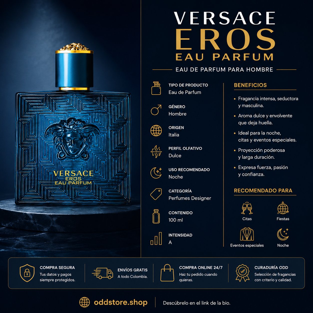 VERSACE EROS EAU DE PARFUM