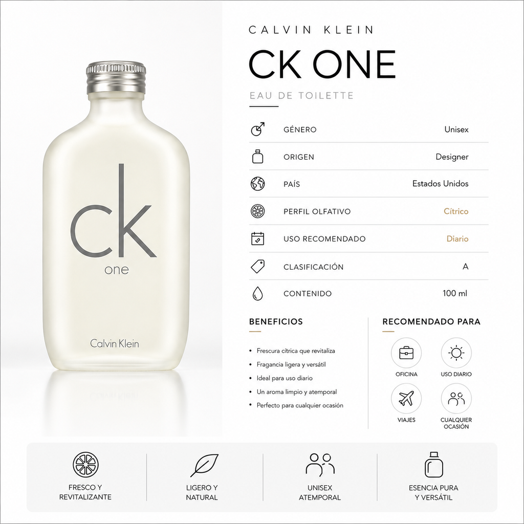 CALVIN KLEIN ONE