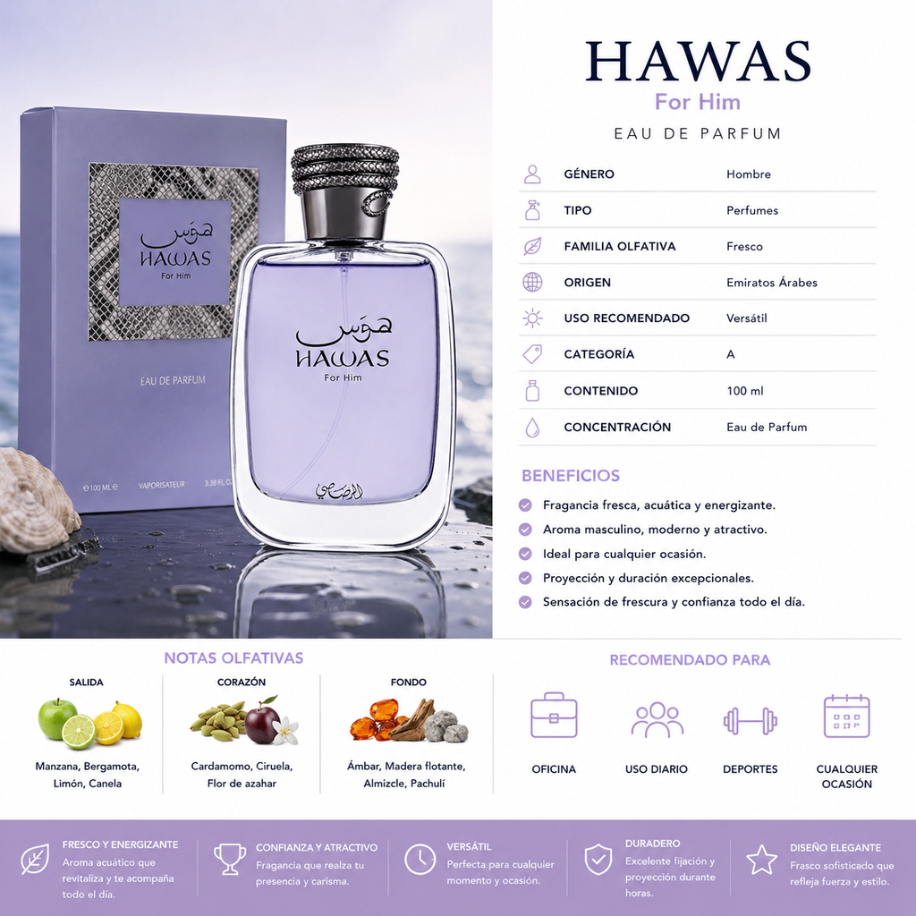 RASASI HAWAS FOR HIM