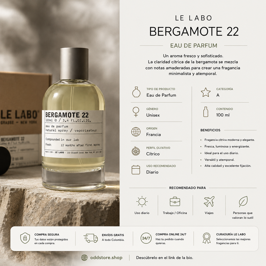 LE LABO BERGAMOTE 22