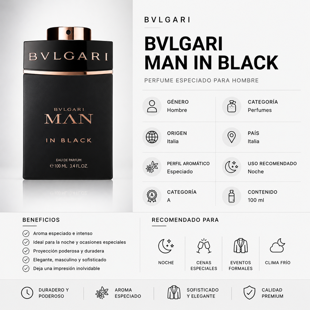 BVLGARI MAN IN BLACK