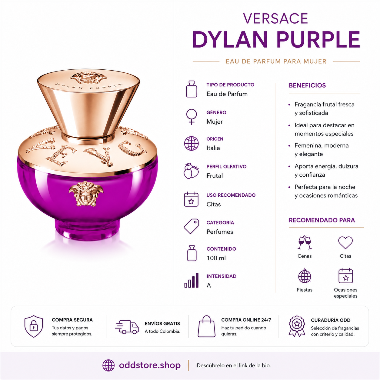 VERSACE DYLAN PURPLE