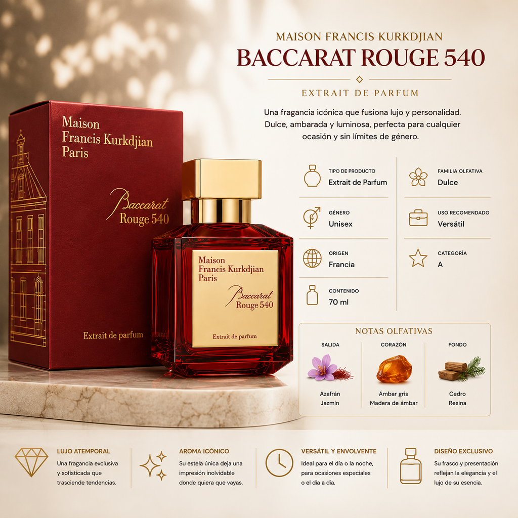MAISON FRANCIS BACCARAT ROUGE 540 Extra