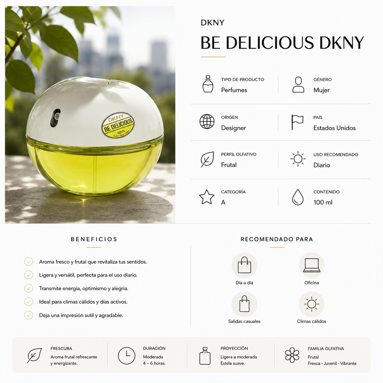 DKNY BE DELICIOUS DKNY Inspired 100 ml
