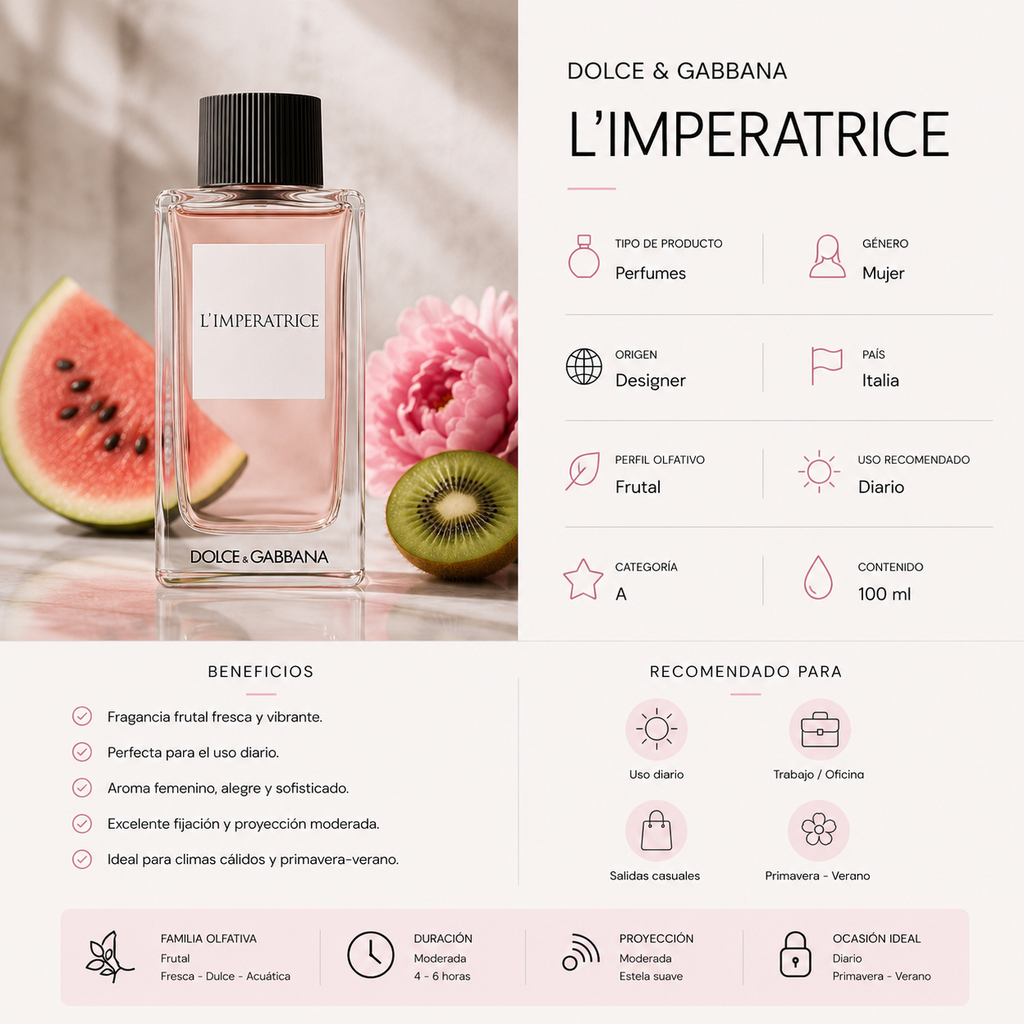 DOLCE & GABBANA L'IMPERATRICE