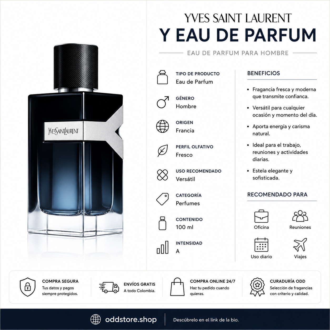 YVES SAINT LAURENT Y EAU DE PARFUM