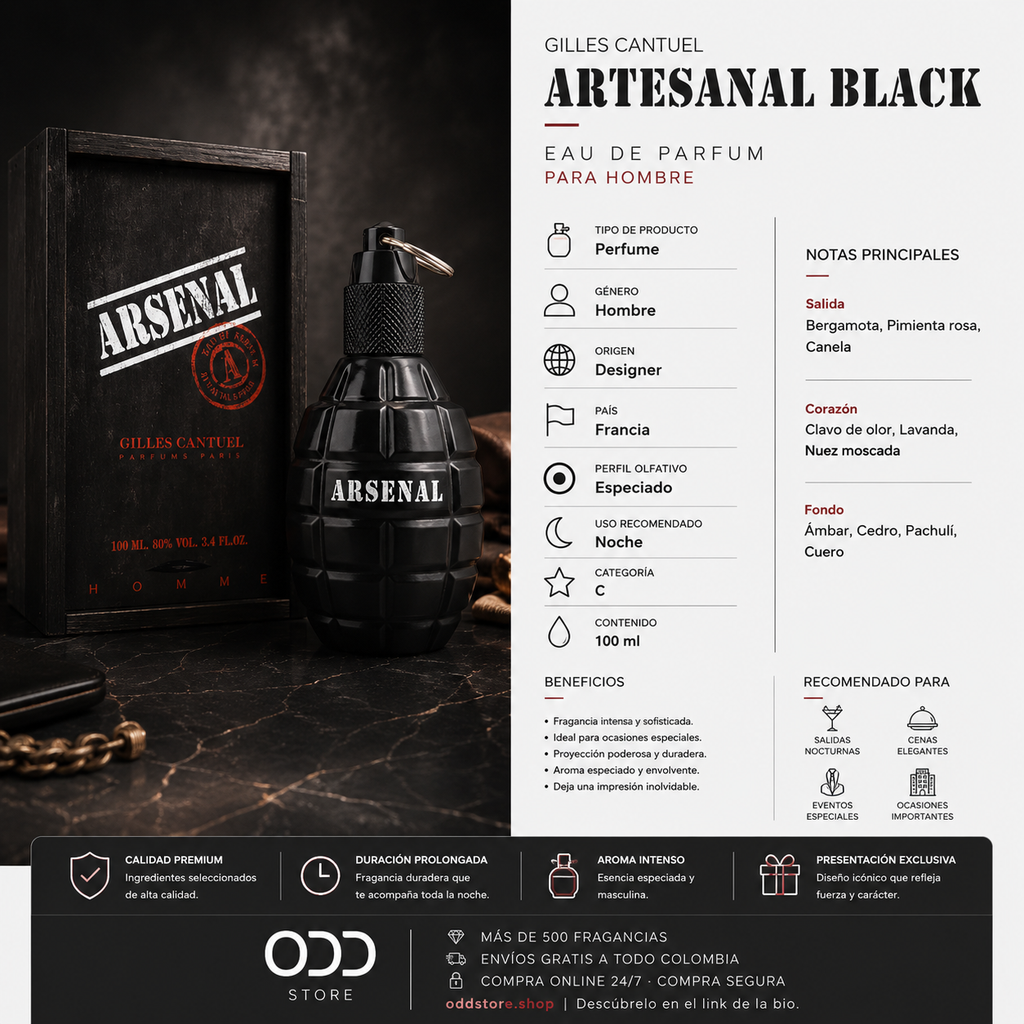 GILLES CANTUEL ARTESANAL BLACK
