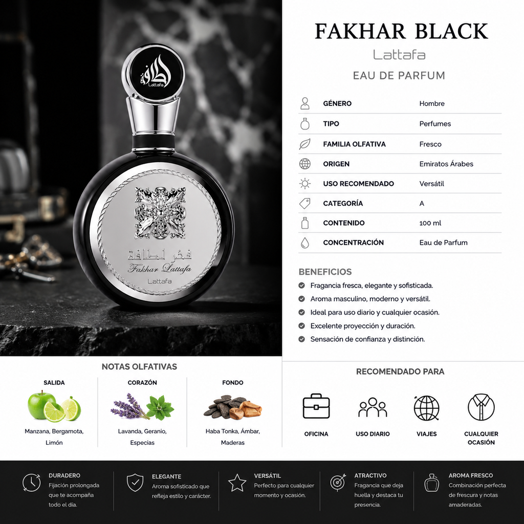 LATTAFA FAKHAR BLACK