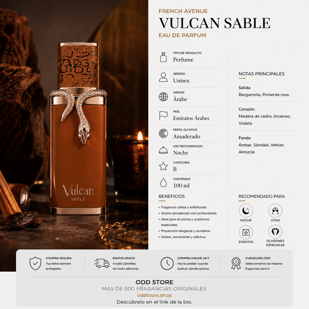 FRENCH AVENUE VULCAN SABLE