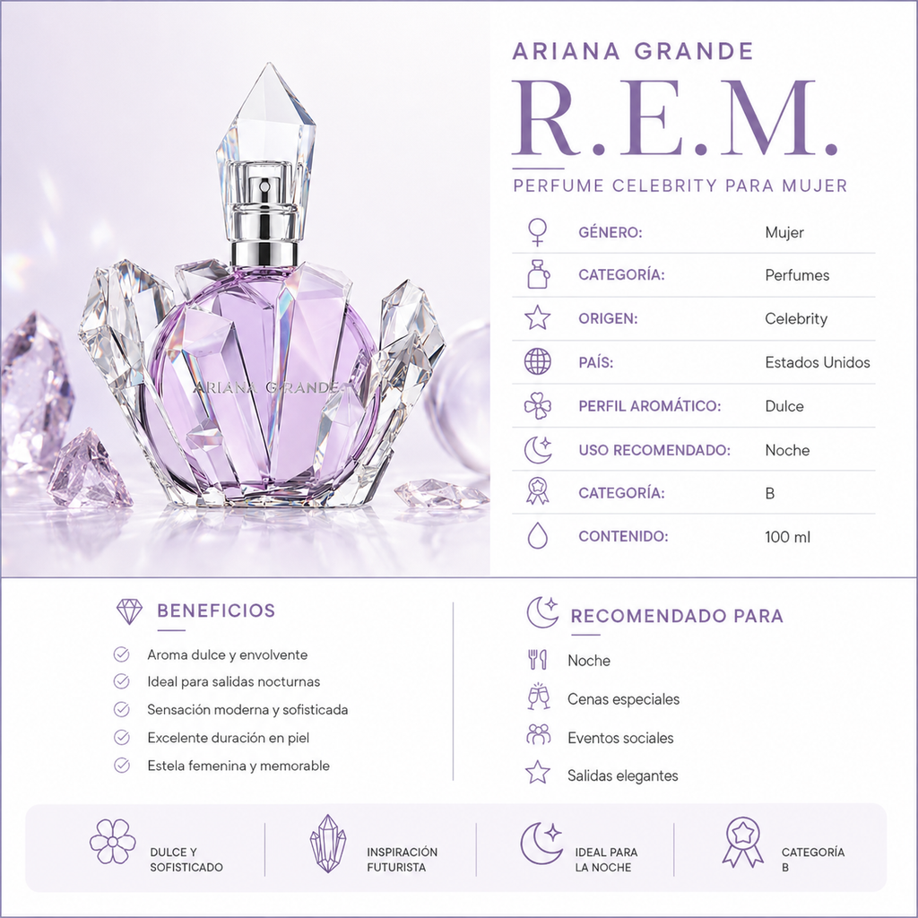 ARIANA GRANDE	R.E.M. ARIANA GRANDE