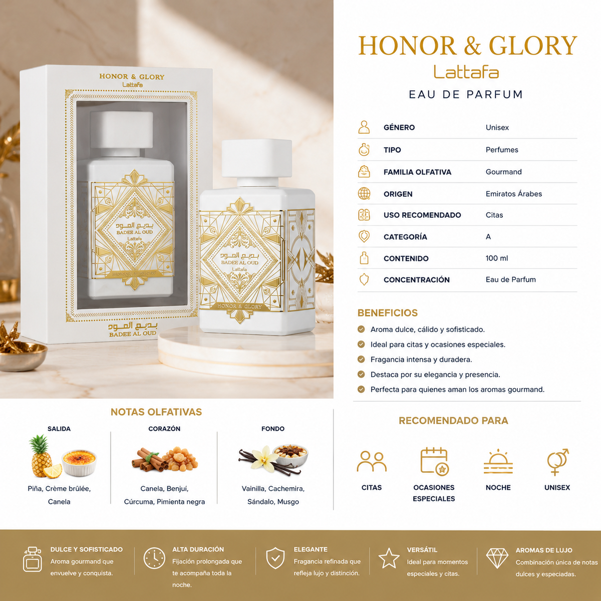 LATTAFA HONOR & GLORY