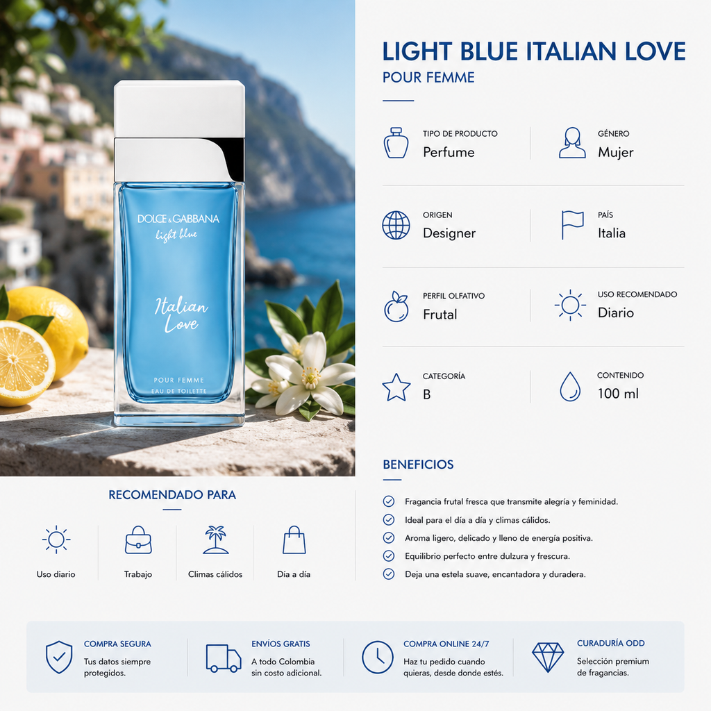 DOLCE & GABBANA LIGHT BLUE ITALIAN LOVE