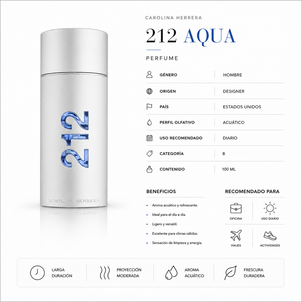 CAROLINA HERRERA 212 AQUA