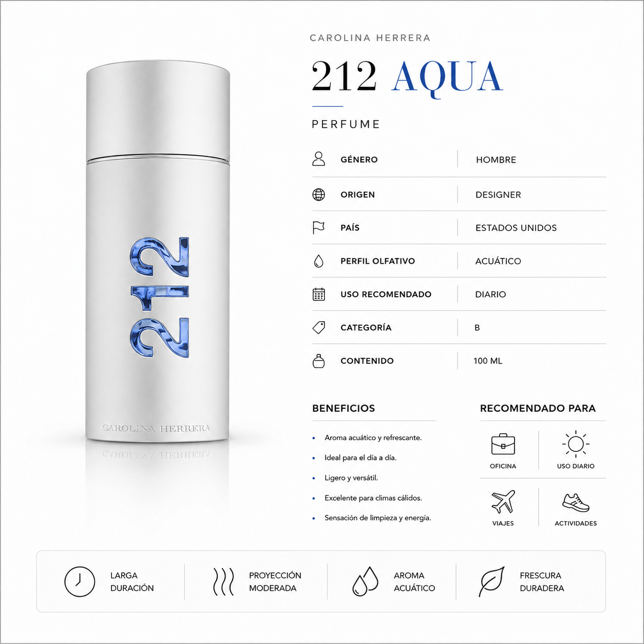 CAROLINA HERRERA 212 AQUA