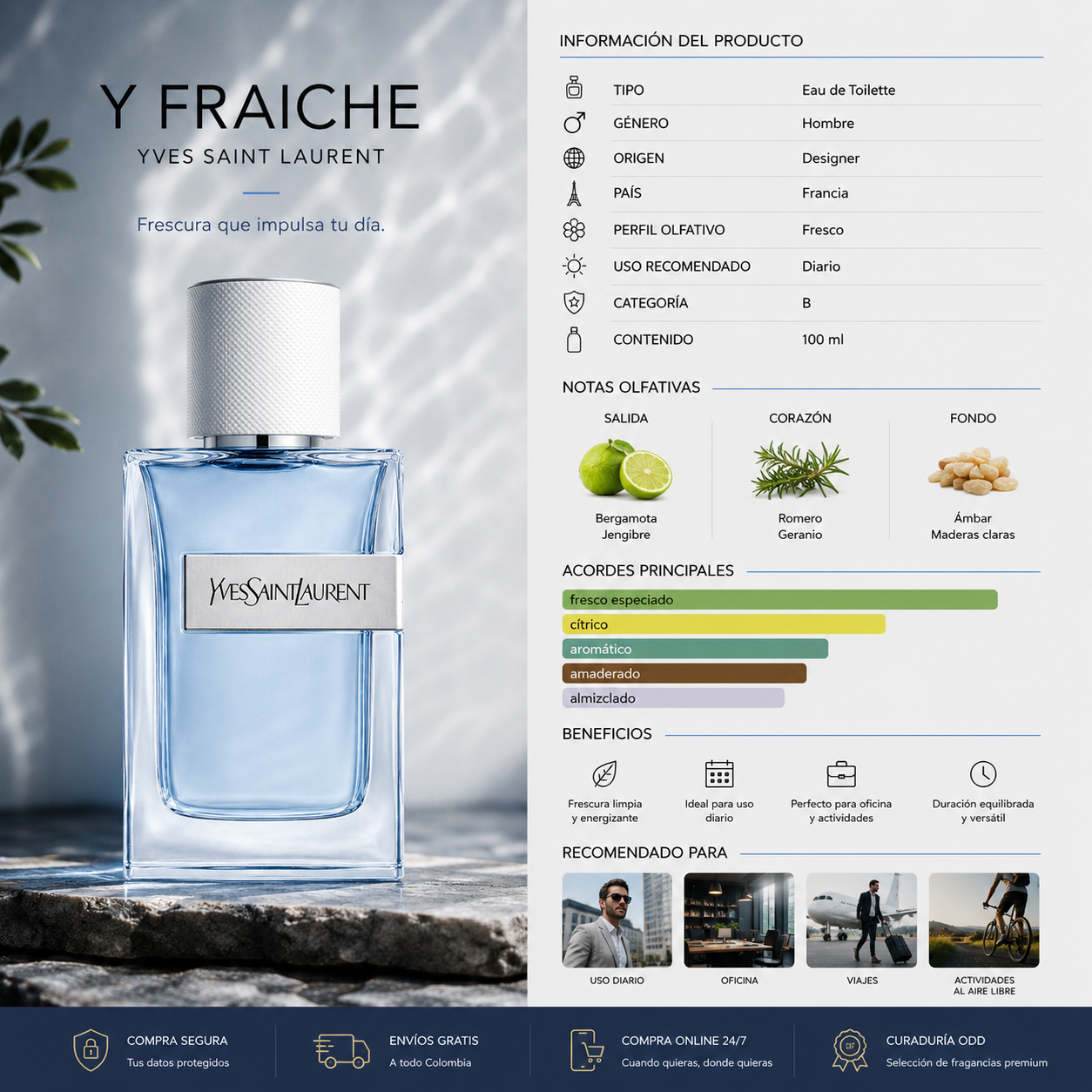 YVES SAINT LAURENT Y FRAÎCHE